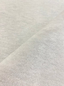 Designer Cotton Velvet Beige Greige Water & Stain Resistant Upholstery Fabric STA 3831