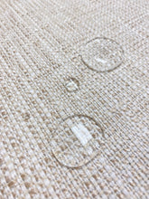 Load image into Gallery viewer, Designer Tweed Beige White Mid Century Modern Water &amp; Stain Resistant Upholstery Fabric STA 4011