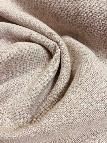 Designer Taupe Neutral Nubby MCM Mid Century Modern Water & Stain Resistant Upholstery Fabric WHS 3159
