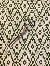 Load image into Gallery viewer, Quadrille China Seas Viennese Forest Green Linen Upholstery &amp; Drapery Fabric STA 3049