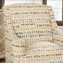 Load image into Gallery viewer, Heavy Duty Olive Green Taupe Mustard Geometric Upholstery Drapery Fabric