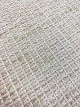 Load image into Gallery viewer, Designer MCM Mid Century Modern Cream Beige Woven Tweed Water &amp; Stain Resistant Upholstery Fabric WHS 4235