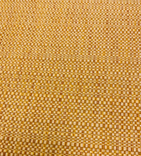 Load image into Gallery viewer, Perennials Raffia Grotto Water Stain Resistant Mustard Gold Beige MCM Mid Century Modern Tweed Indoor Outdoor Upholstery Fabric WHS 3084