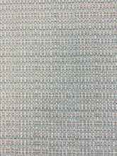 Load image into Gallery viewer, Designer Seafoam Aqua Green Beige MCM Mid Century Modern Tweed Upholstery Fabric WHS 3971