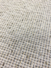 Load image into Gallery viewer, Designer Grey Cream Woven Water Stain Resistant MCM Mid Century Modern Tweed Upholstery Fabric WHS 3754