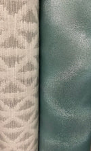 Load image into Gallery viewer, Pony Hide Aqua Seafoam Faux Leather Upholstery Vinyl WHS 3129