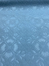 Load image into Gallery viewer, Designer French Blue Floral Water &amp; Stain Resistant Upholstery Fabric STA 3299