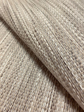 Load image into Gallery viewer, Faux Leather Tweed MCM Mid Century Modern Taupe Brown White Upholstery Vinyl WHS 3463