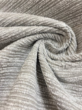 Load image into Gallery viewer, Designer Taupe Cream Abstract Chenille Water &amp; Stain Resistant Upholstery Fabric WHS 3858