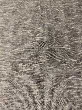 Load image into Gallery viewer, Designer Grey Black Beige Animal Pattern Feather Velvet Upholstery Fabric STA 3317