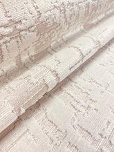 Load image into Gallery viewer, Designer Cream Beige Abstract MCM Mid Century Modern Velvet Upholstery Fabric STA 3931