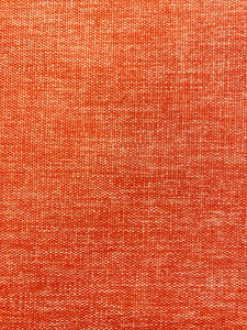 Designer MCM Mid Century Modern Burnt Orange Tweed Water & Stain Resistant Upholstery Fabric WHS 3863