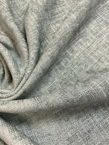 Designer Seafoam Green Chenille Water & Stain Resistant Upholstery Fabric WHS 4102
