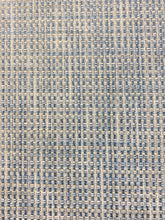 Load image into Gallery viewer, Designer French Blue Beige Grey MCM Mid Century Modern Tweed Chenille Upholstery Fabric WHS 4051