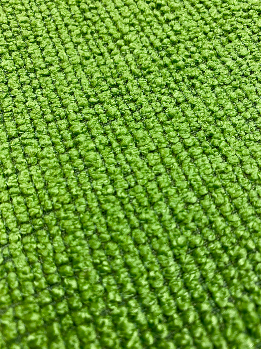 Designer Lime Green MCM Boucle Upholstery Fabric | Fabric Bistro ...