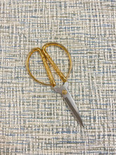 Load image into Gallery viewer, 1.8 Yard of Cowtan &amp; Tout Griffin Ice Aqua Blue Sage Green MCM Mid Century Modern Chenille Water Resistant Upholstery Fabric WHS 3154