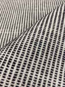 1.3 Yard Designer Indoor Outdoor Water & Stain Resistant Tweed MCM Mid Century Modern Black White Upholstery Fabric WHS 4116