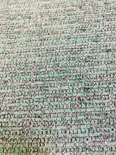 Load image into Gallery viewer, Designer Seafoam Green Grey Chenille MCM Mid Century Modern Tweed Upholstery Fabric WHS 3622