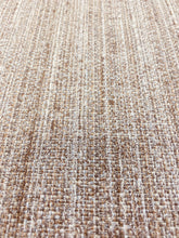 Load image into Gallery viewer, Designer Water &amp; Stain Resistant MCM Mid Century Modern Taupe Brown Beige Tweed Upholstery Fabric WHS 3483