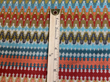 Load image into Gallery viewer, Kravet 32530512 Aqua Blue Orange Red Mustard Teal Woven Upholstery Fabric STA 3932
