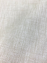 Load image into Gallery viewer, Designer Cream Beige MCM Mid Century Modern Textured Faux Leather Upholstery Vinyl / Linen STA 6303