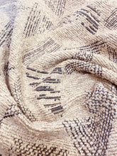 Load image into Gallery viewer, Holly Hunt Facet Pewter Grey Beige Boucle Abstract Ethnic Upholstery Fabric WHS 3235