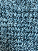 Load image into Gallery viewer, Designer Nubby Performance MCM Mid Century Modern Denim Blue Boucle Upholstery Fabric WHS 3443