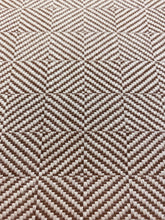 Load image into Gallery viewer, Perennials Chelsea Square Rose Tarlow Water Resistant Parchment Beige Tweed MCM Geometric Upholstery Fabric STA 3168