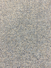 Load image into Gallery viewer, Designer French Navy Blue Beige MCM Mid Century Modern Tweed Upholstery Fabric WHS 3790