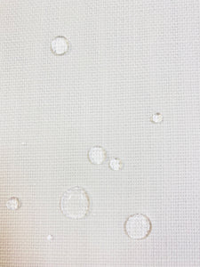 Designer Cotton Linen Light Ivory Performance Water & Stain Resistant Upholstery Drapery Fabric WHS 3464