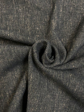 Load image into Gallery viewer, Charcoal Grey Chenille MCM Mid Century Modern Water &amp; Stain Resistant Upholstery Fabric STA 3064