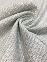 Load image into Gallery viewer, Thibaut Cadence Crypton Water &amp; Stain Resistant Blue Grey Oyster Abstract Woven Upholstery Fabric WHS 3722