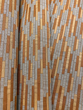 Load image into Gallery viewer, Crypton Water &amp; Stain Resistant Olive Green Seafoam Aqua MCM Mid Century Modern Geometric Upholstery Fabric WHS 3854