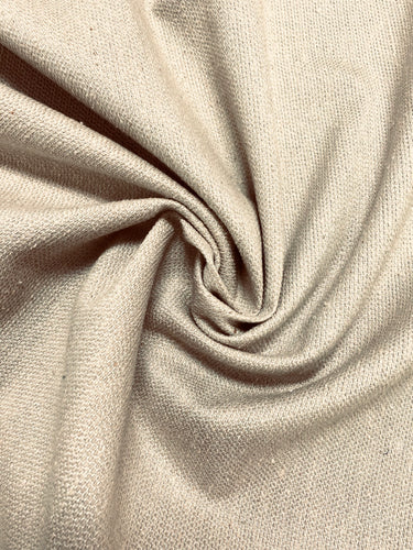 Designer Beige Nubby MCM Mid Century Modern Tweed Water & Stain Resistant Upholstery Fabric STA 3213