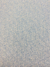 Load image into Gallery viewer, Designer Blue Cream Linen Viscose MCM Mid Century Modern Tweed Water &amp; Stain Resistant Upholstery Fabric WHS 3824