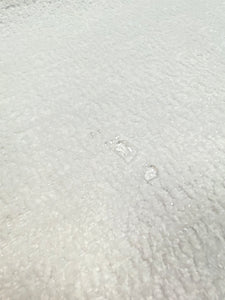 Designer Water & Stain Resistant White Chenille Boucle Upholstery Fabric WHS 3099