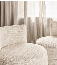 Load image into Gallery viewer, Jane Clayton Zinc Natural Wool Linen Blend Beige Taupe Cream Grey Upholstery Fabric WHS 3406