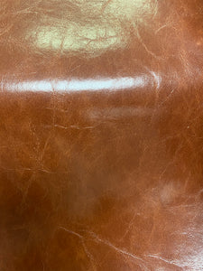 Designer Caramel Brown Faux Leather Vegan Upholstery Vinyl STA 3432