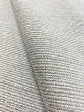 Load image into Gallery viewer, Perennials Classy White Sands Grey Stripe Indoor Outdoor Water Resistant Velvet Upholstery Fabric STA 3742