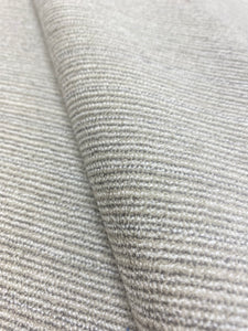 Perennials Classy White Sands Grey Stripe Indoor Outdoor Water Resistant Velvet Upholstery Fabric STA 3742