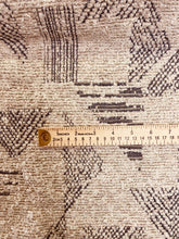 Load image into Gallery viewer, Holly Hunt Facet Pewter Grey Beige Boucle Abstract Ethnic Upholstery Fabric WHS 3235