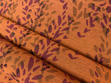 Load image into Gallery viewer, Designer Water &amp; Stain Resistant Floral Rusty Red Magenta Upholstery Fabric WHS 4194