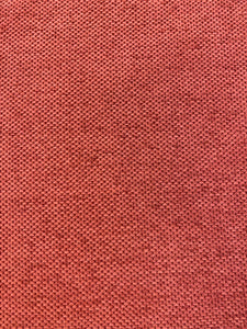 Designer Water & Stain Resistant Rusty Red Chenille MCM Mid Century Modern Upholstery Fabric WHS 3781