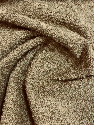 Designer Water & Stain Resistant Sage Green Boucle MCM Mid Century Modern Upholstery Fabric WHS 3429