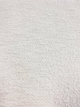 Load image into Gallery viewer, Designer MCM Mid Century Modern Ivory Boucle Water &amp; Stain Resistant Upholstery Fabric WHS 3441