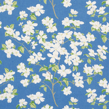 Load image into Gallery viewer, Schumacher Blooming Branch Upholstery Drapery Fabric / Blue