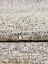Load image into Gallery viewer, Designer Water &amp; Stain Resistant Beige Grey Gold MCM Mid Century Modern Tweed Upholstery Drapery Fabric STA 3085