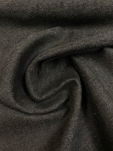 Load image into Gallery viewer, Designer Charcoal Black MCM Mid Century Modern Woven Water &amp; Stain Resistant Upholstery Fabric WHS 3291