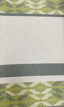 Load image into Gallery viewer, Ilempe"a Stripe on Kailua Ecru Lime Green Taupe Hawaiian Water &amp; Stain Resistant Upholstery Drapery Fabric WHS 3243