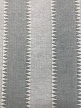 Load image into Gallery viewer, C + C Milano Osteria 20 Bianco Azzuro Seafoam Green Cream Linen Stripe Upholstery Fabric STA 3950